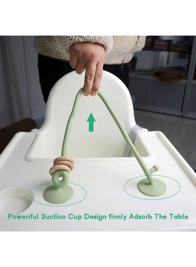 Socub High Chair Toys with Suction Cups for Infant Toddlers 6-12 18 Months, Educational Interactive Table Toys | Silicone Teething Toy | Baby Sensory Chew Toy for Baby Boys Girls (Pink) - Image 5