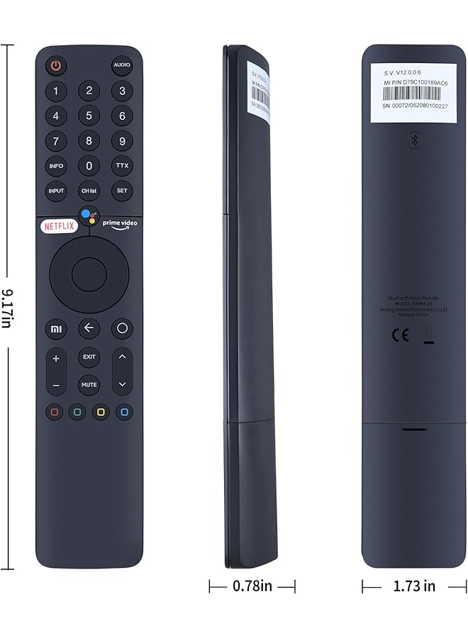 erorex New Xmrm 19 Xmrm19 Voice Tv Remote Control Replacement Fit For Xiaomi Mi Tv P1 Q1 Smart Tv With Voice Control And Short Cut Button  - Image 2
