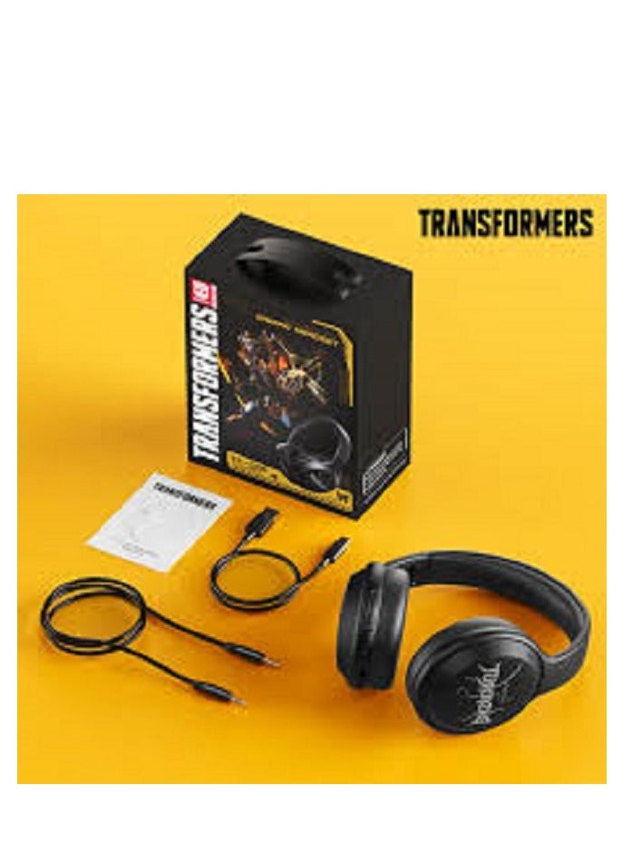 TRANSFORMERS TF-G06 Gaming Gamer Headset Bluetooth 5.4 Noise Reduction Low Latency Headphones Music Earphones Black - Image 4