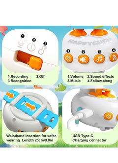 MUMS PLANET Kids Toys , Interactive Musical Electronic Pets Talking Bird for Kids, Early Educational Learning Toys with 26 Songs & Recording, Boy Girl Birthday  - Image 3
