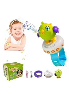 MUMS PLANET Kids Toys , Interactive Musical Electronic Pets Talking Bird for Kids, Early Educational Learning Toys with 26 Songs & Recording, Boy Girl Birthday  - Image 1