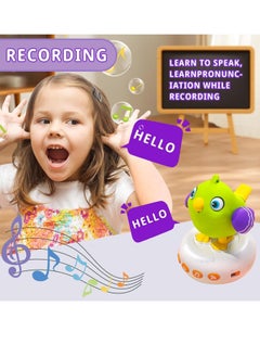 MUMS PLANET Kids Toys , Interactive Musical Electronic Pets Talking Bird for Kids, Early Educational Learning Toys with 26 Songs & Recording, Boy Girl Birthday  - Image 2