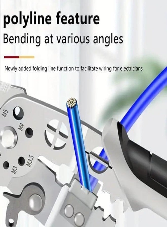 Heiter 12-in-1 Wire Stripper and Cutter Pliers Tools For Electricians Wire and Cable Stripping, Cutting, Winding, Crimping Precision Stainless Steel Hand Tool for Electrician Decrustation Tool - Image 3