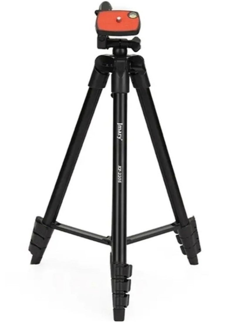 JMARY KP2205 Travel Tripod Mobile Phone Holder Telescopic Camera Mount Tripod Stand - Image 1