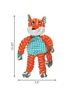 KONG Floppy Knots Fox Dog Toy, Durable Soft Plush with Internal Cotton Rope Skeleton, Interactive Cuddly Toy for Tugging, Shaking, Thrashing, Gentle Chewing, Squeaker Reduces Boredom, Medium/Large - pzsku/Z702C6E5DE6D39D2D8E3AZ/45/_/1738306672/7346d088-57be-485b-833e-a8c59ad4617a