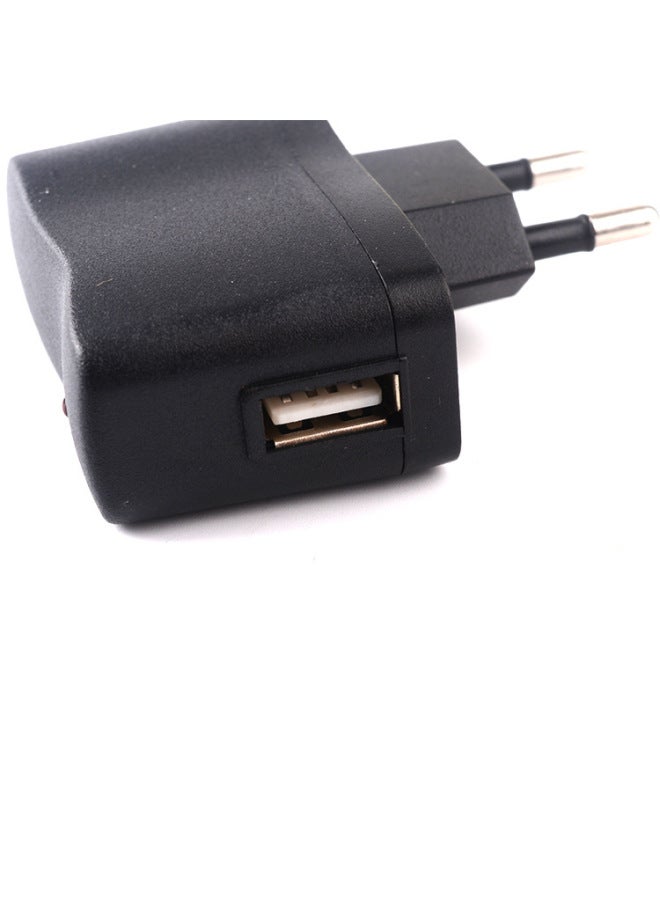 USB European Standard Charger Sticks 5V1000MA Label Speaker Point Reader Charging Special Sale European Standard Plug-Color:Black - Image 4