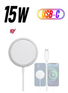 MagSafe Charger for iPhone MFI/UACK Certified Wireless Magnetic Fast Charging up to 15W, Compatible with iPhone 14 Series, iPhone 13/12 Series, AirPods Pro 2