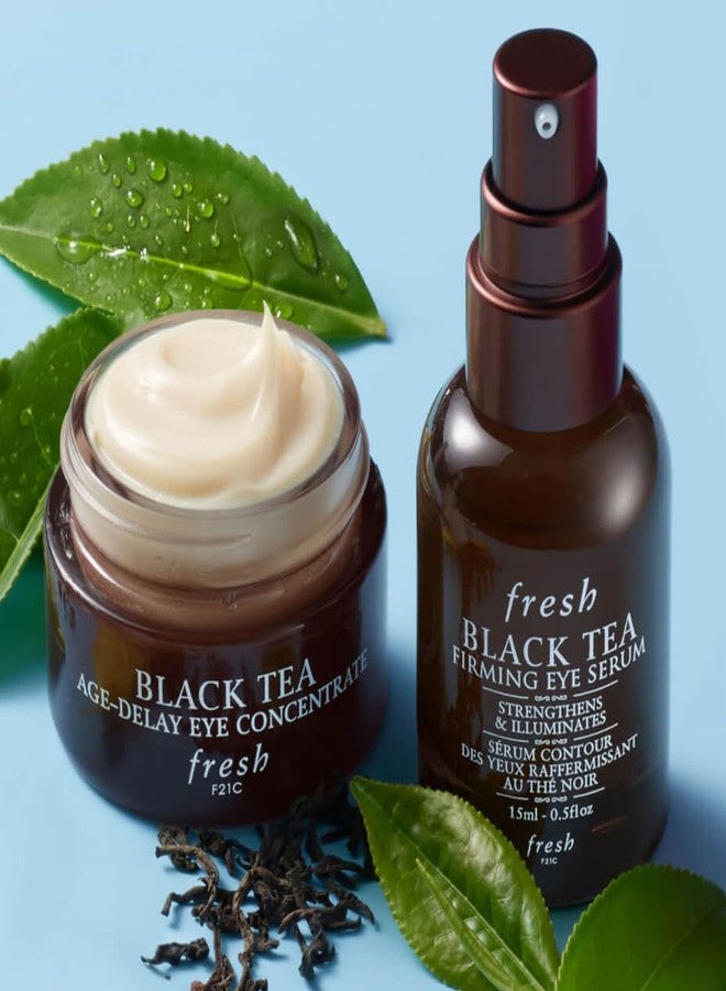 Fresh Black Tea Age-Delay Eye Concentrate Cream and Firming Tea Elixir Serum .5oz / 15mL - Image 4