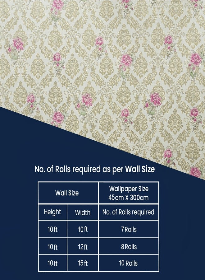 HOMEMATES Self-Adhesive Wallpaper Waterproof Old Furniture Vinyl Stickers Wooden Door Wardrobe Desktop PVC Wall Papers 45 X 304 CM- (Lotus Flower) - Image 5