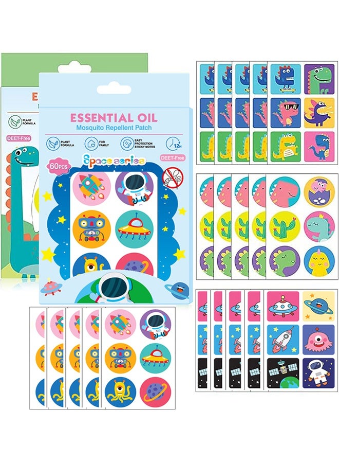 yumee Mosquito Patches Sticker, Mosquito Repellent Plasters with Chemical-Free Long-Lasting Protection, Mosquito Stickers Repellent 120pcs Fun Themed for Kids Outdoor Camping Travel Bug Defense - Image 1