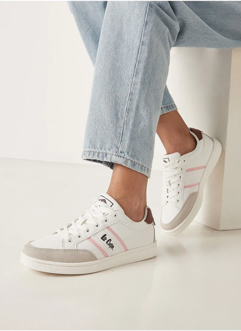 لي كوبر Womens Lace Up Sneakers