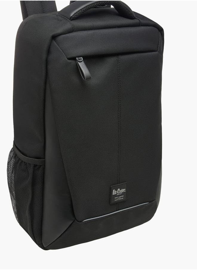 Lee Cooper Solid Backpack with Adjustable Shoulder Straps  - Image 4