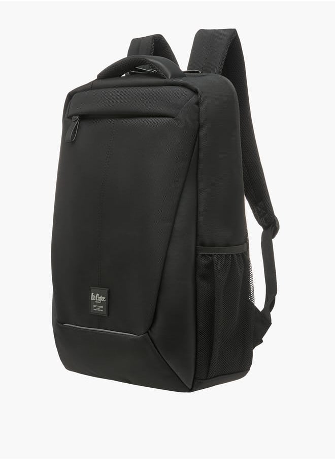 Lee Cooper Solid Backpack with Adjustable Shoulder Straps  - Image 2