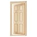 AUEAR أويار 112 أبواب خشبية صغيرة غير مطلية لمشاهد DIY منزلية 6 لوحات - Image 3