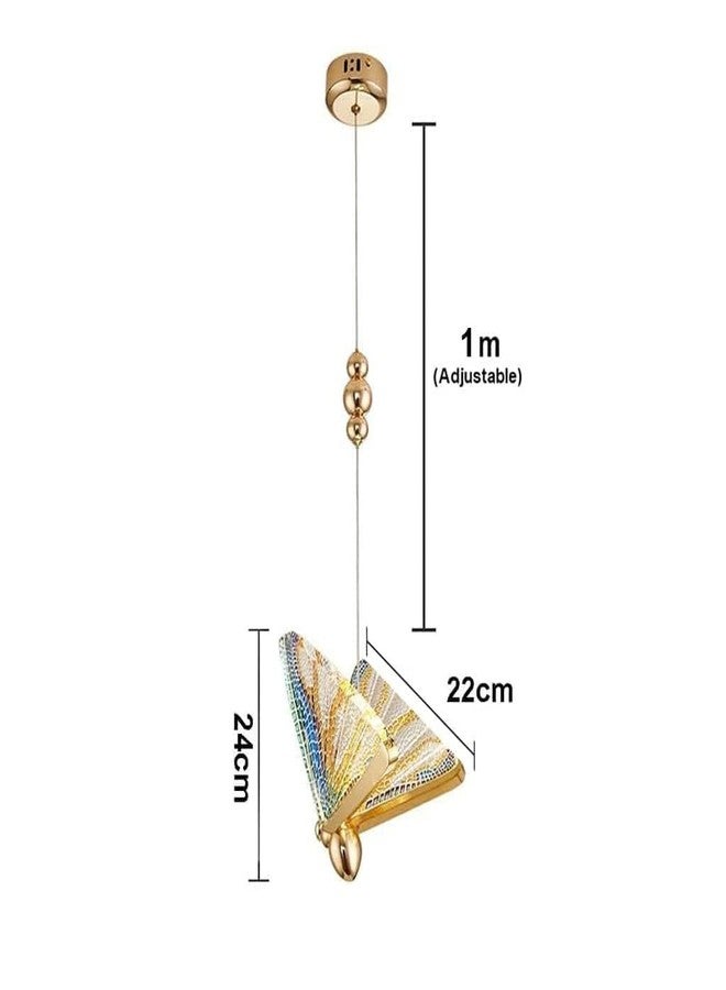 kinis Led Paradise Butterfly LED Pendant Lamp for Dinning Table/Bedroom/Living Room Hanging Lamp for Drying Room Ceiling Lamp Hanging Pendant Light for Home/Cafe/Restaurant/Bar, Pack of 3 - Image 5