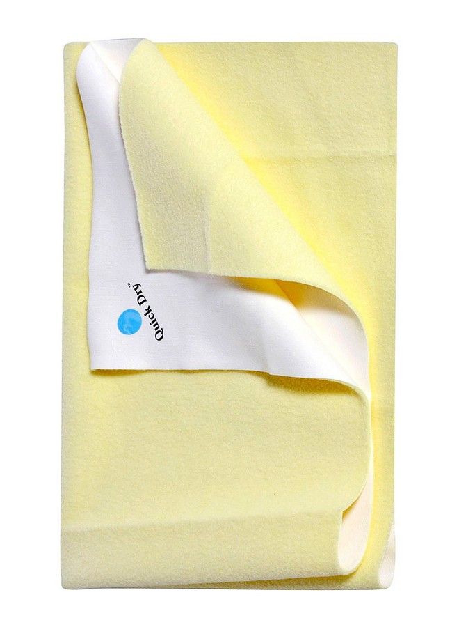 Quick Dry Baby Bed Protector (Large Yellow) - Image 1