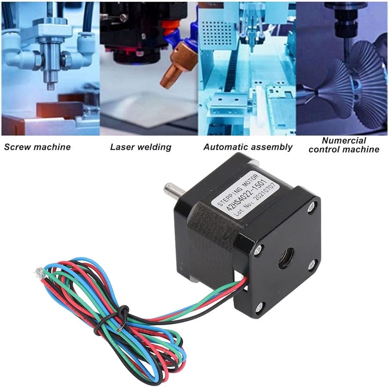 Stepper Motor 2 Phase 10.2V with Driver High Torque Low Noise for Lathe 3D Printer Durable Copper Coil - Image 5