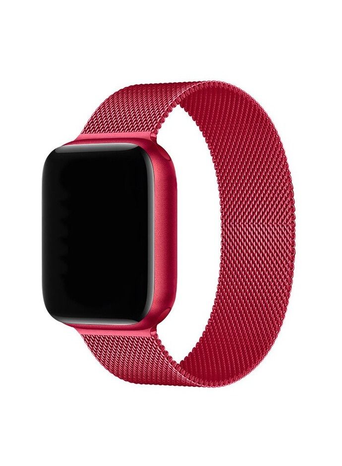 Replacement Band Compatible with Apple Watch 45mm Stainless Steel Strap Metal Bracelet for Apple Watch Series 7 - Image 1