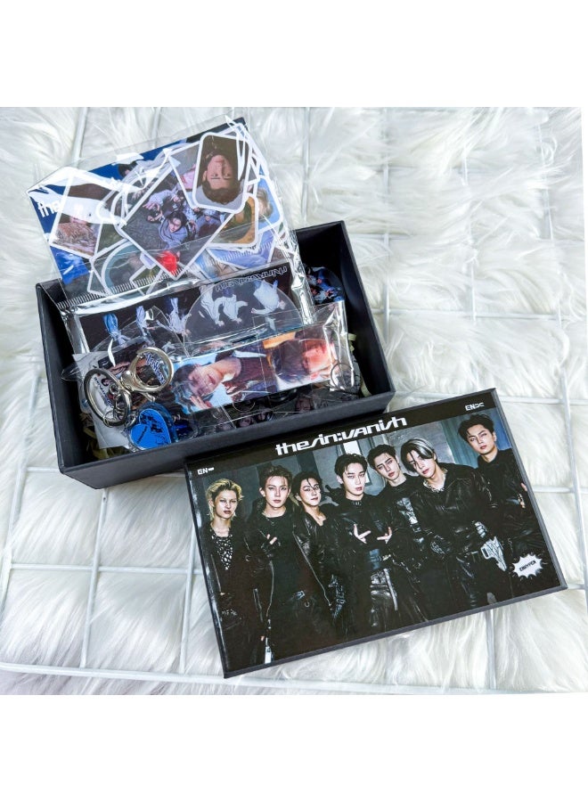 Harse ENHYPEN New Album Gift Box Includes Lomo Cards, Keychains, Diary Tapes, Lanyards, Standees, and Stickers - Image 5