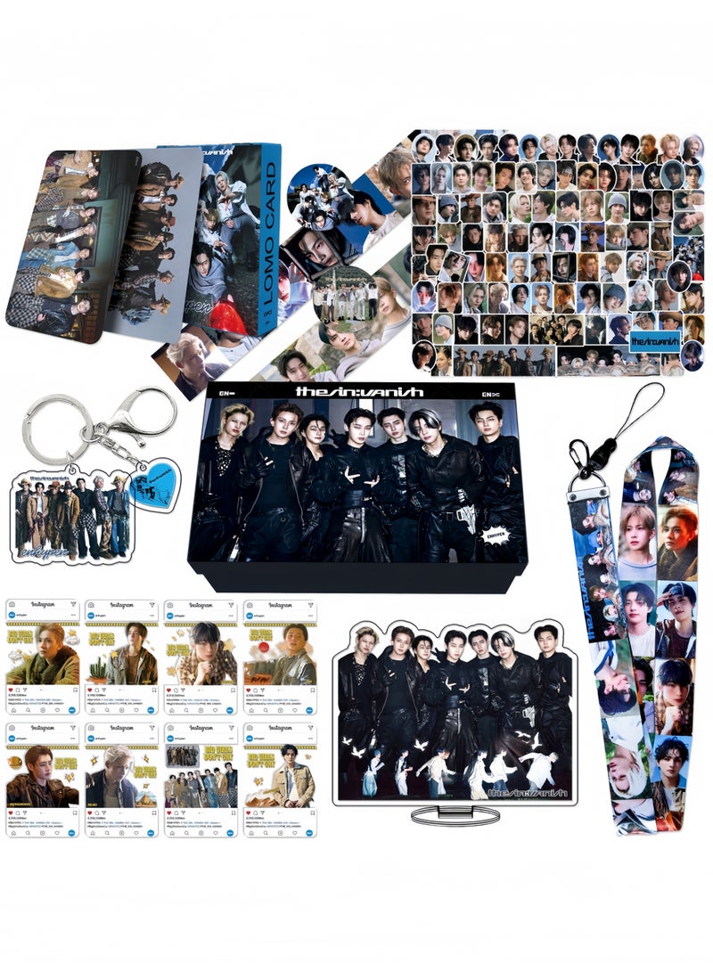 Harse ENHYPEN New Album Gift Box Includes Lomo Cards, Keychains, Diary Tapes, Lanyards, Standees, and Stickers - Image 1