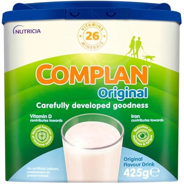 Complan Nutritious Vitamin Rich Drink Original Flavour 425g 7-8 Servings