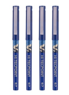 4-Piece Hi-tecpoint V7 Fine Rollerball Pen Blue Ink - pzsku/Z702D4191DB5F8882D7D9Z/45/_/1662378495/61cb661a-212d-44cf-b390-c4cb9cc7e40b