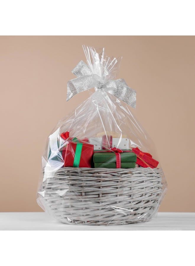 Morepack Shrink Wrap Bags for Gift Baskets,16x24 inches Clear PVC Heat Shrink Cellophane Wrap for Packaging 20 Pack - Image 5