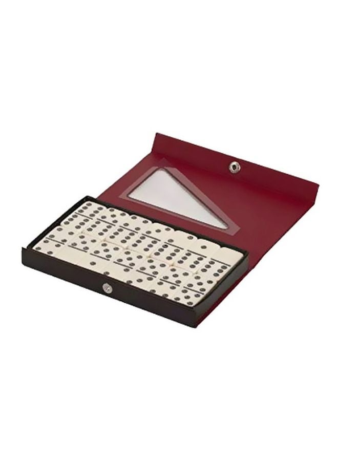 CHH Double Six Professional Dominoes - White with Black Dots, Case Color May Very - Image 2