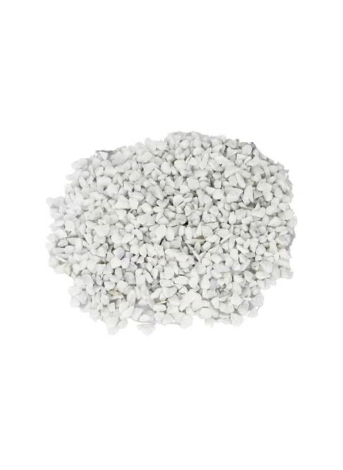 vsell24 2KG 5–8 mm Natural White Stone Chips – Decorative Gravel for Aquascaping, Garden Design, Planters, and Outdoor Landscaping - Image 2