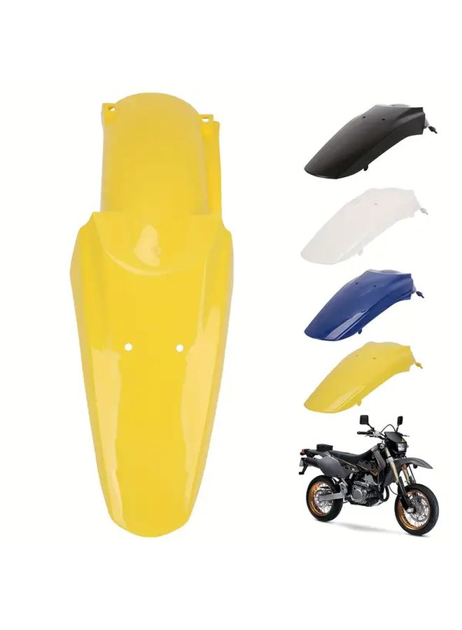 الدراجة النارية ذات الأوساخ الخلفية الصفراء للدراجة النارية DRZ400 2005-2024 مصنوعة من مادة البولي بروبيلين المتينة وسهلة التركيب - Image 1