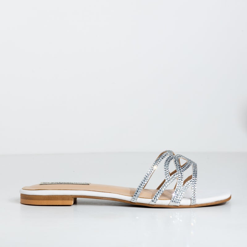 Crystalicious Denish Luxurious Rhinestones Sandals Handcrafted by Artisans Effortless Glamour for Every Occasion - Image 4