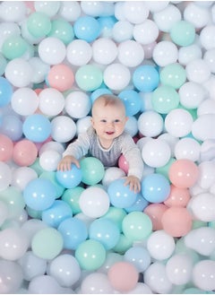 Soft Ball |[Multi-Colour Plastic Ocean Balls for Kids |Safe & Durable Play Balls | Ideal for Pools, Indoor/Outdoor |[INon-Toxic & BPA-Free |Set of 100 |Light Colours | Gift item | Baby toy (Set of 100) - pzsku/Z702DA4DC7AE0E6F80570Z/45/1741045110/f1963fc1-1e10-4d74-88f0-8493f2e462d4