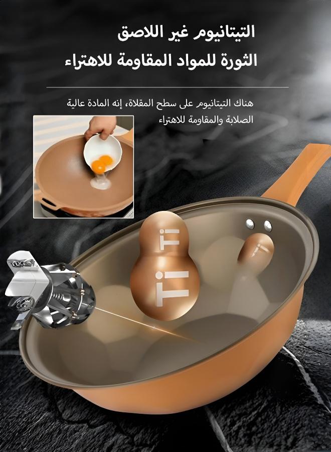 مقلاة طينية جديدة بطبقة تيتانيوم غير قابلة للالتصاق - Image 3