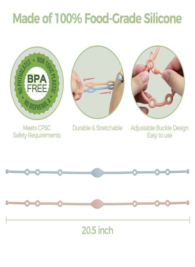 Myvikcar 4pcs of Toy Safety Straps for Sippy Cups,Toys,Bottle,Teethers - Image 5