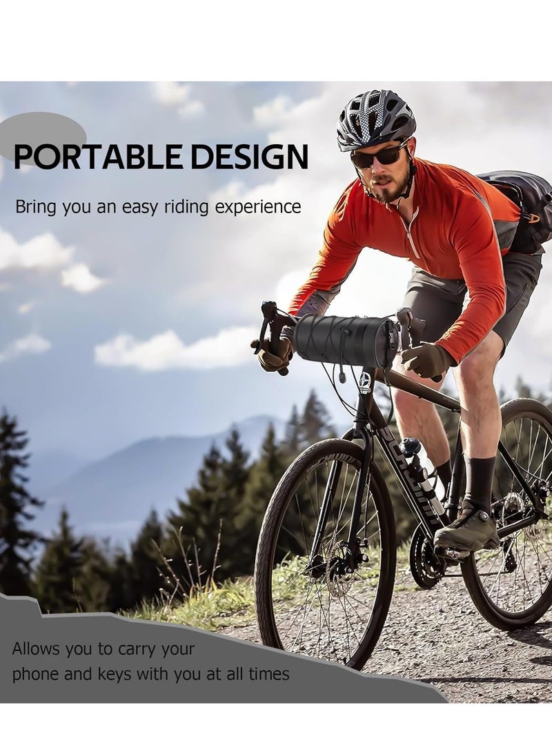 Generic - Bike Handlebar Bags for Bicycles Frame Scooter Storage With Waterproof Zipper Large Capacity Shoulder Mountain Road Accessories Cycling Travel - Image 1