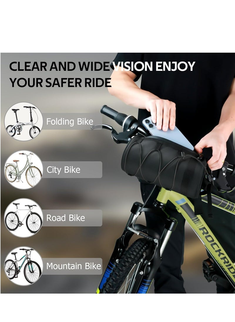 Generic - Bike Handlebar Bags for Bicycles Frame Scooter Storage With Waterproof Zipper Large Capacity Shoulder Mountain Road Accessories Cycling Travel - Image 1