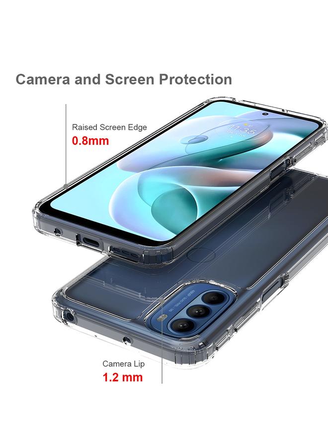 اس-توب جراب لهاتف Motorola Moto G41 5G مصنوع من مادة TPU المقاومة للصدمات والخدش + جراب أكريليك - Image 3