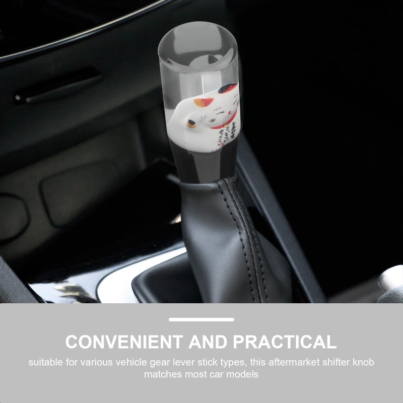 🚗 مقبض عصا ناقل الحركة من الراتنج لتبديل يدوي أو أوتوماتيكي لتحديث داخل السيارة - Image 5