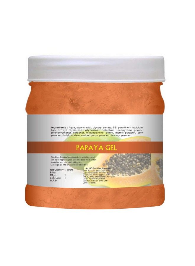 Pink Root Papaya Gel With Papaya Extract 500 Gm (Pr Papaya Gel 500Gm) - Image 4