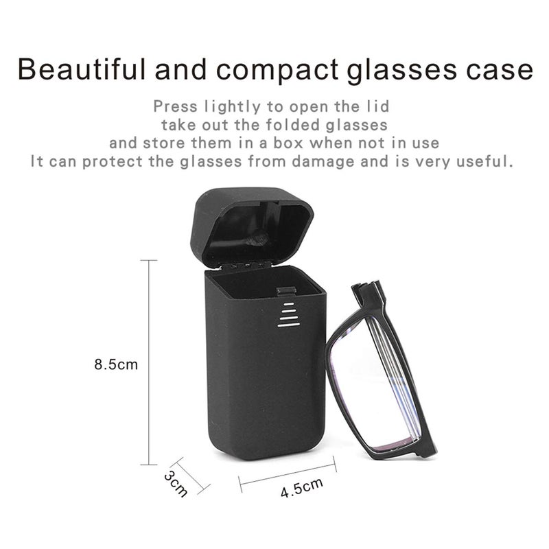 DBEFTLI Folding Reading Glasses - Foldable Portable Readers For Men Women With Case 2 Pairs 1.50 - Image 4