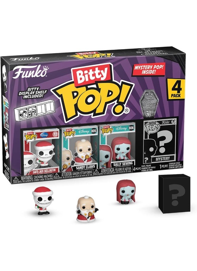 Funko NBX Santa Jack Bitty Pop! Mini-Figure 4-Pack  - Image 1