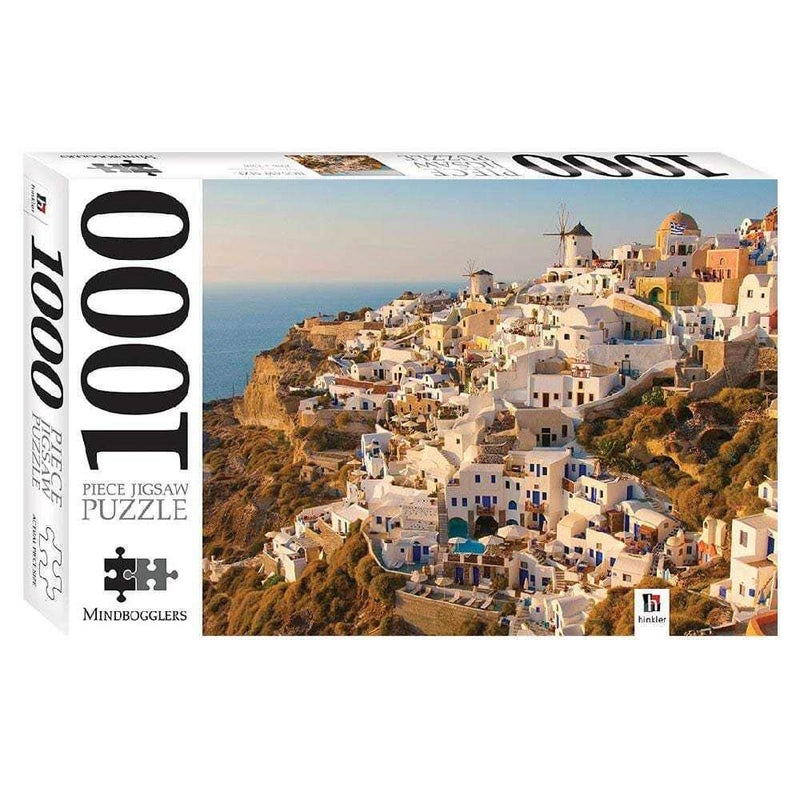 Hinkler Explore Greece 1000 Piece Jigsaw Puzzle- Santorini