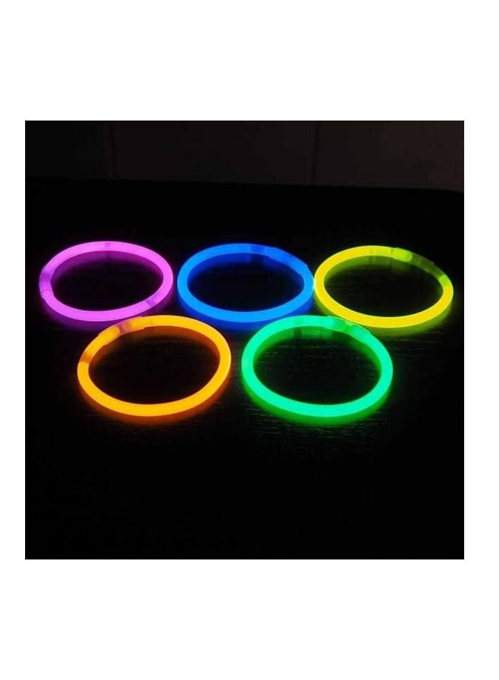 BLOOMING TIME 100-Piece Flashing Party Glow Sticks Set - Image 2