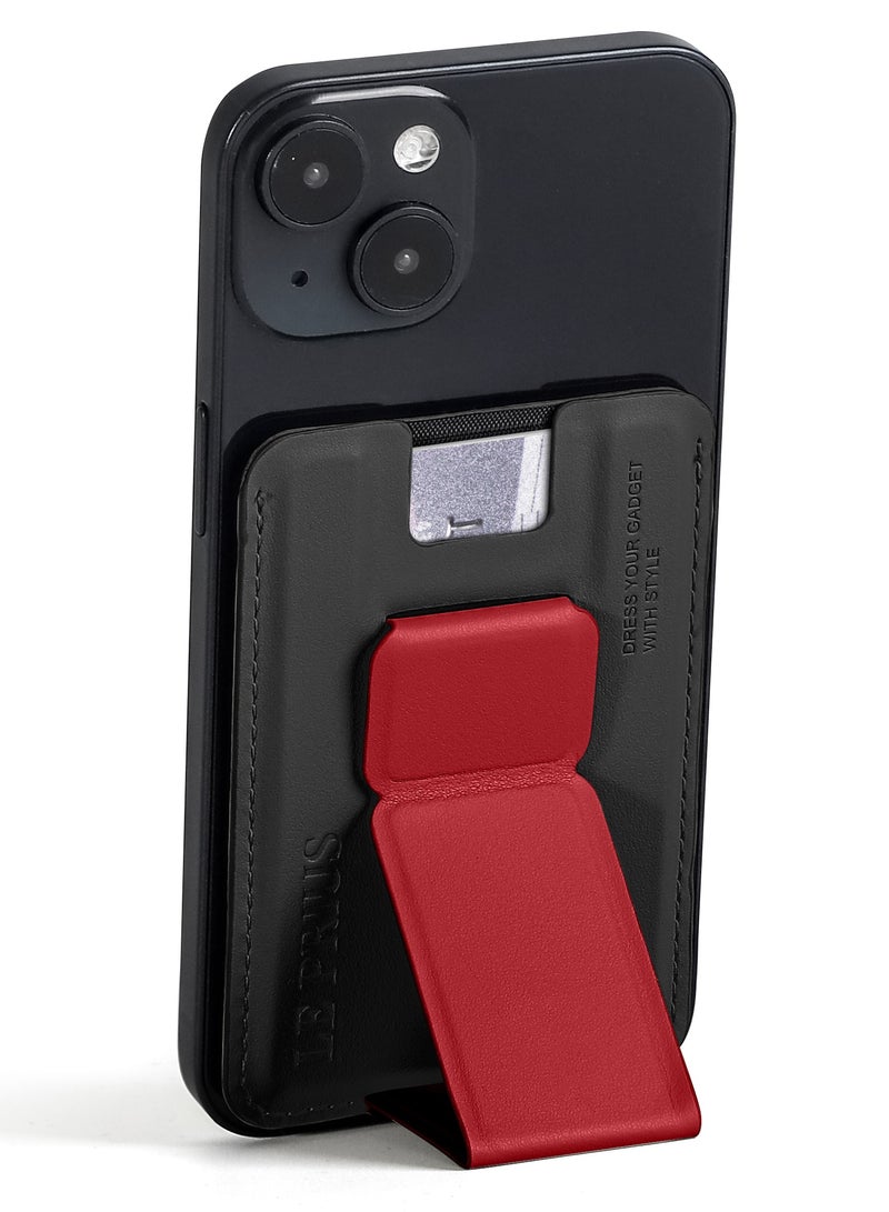Le Prius Bengal Series, Magnetic Card Holder With Grip And Extendable Smart stand - Image 3
