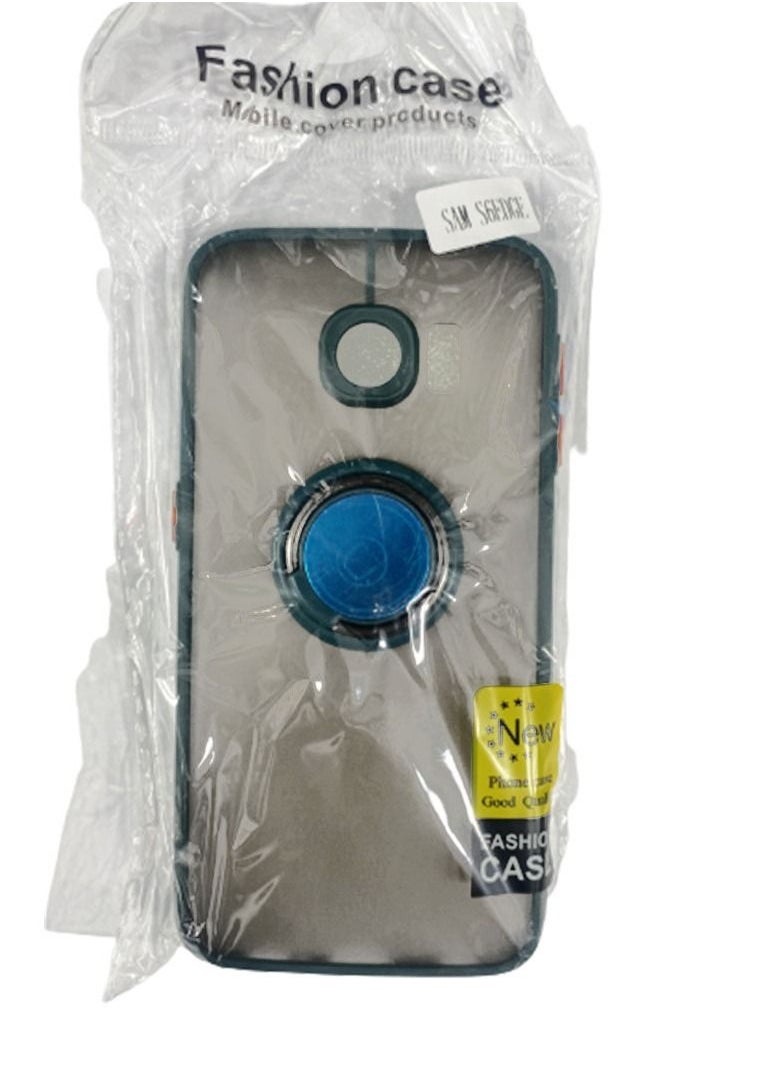 erorex - Protective Case Cover For Samsung  S6 EDGE With Magnetic Ring Holder Dark  Green - Image 1