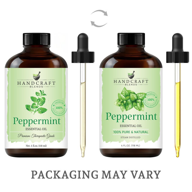 Handcraft Blends Peppermint Essential Oil - Huge 4 Fl Oz - 100% Pure and Natural - Premium Grade Essential Oil for Diffuser and Aromatherapy - Image 2
