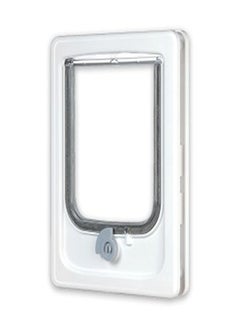 Cat-flap for Wooden Door - 4 Position White - pzsku/Z702DEEFFDC6F75CB6E32Z/45/_/1739720461/c278d6ba-ff4e-4e4a-a815-76224672fd27