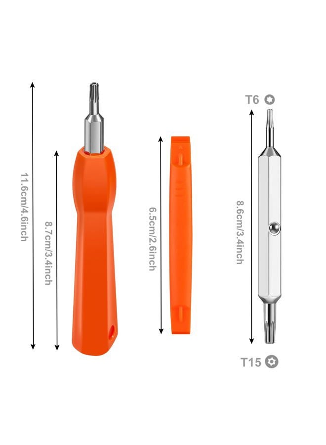 JVSEYTE Video Doorbell Screwdriver, Double-Ended T6 T15 Screw Driver Tool for Camera Video Doorbell Replacement, Battery Change, Wifi Password Reset - Image 2