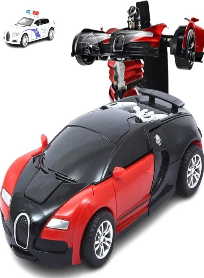 RENIAL® Deformation Robot Auto-Convertible Robot Car Deformation Toy for Kids I Multi Colour MULTIMODEL I Pack of 1 - Image 2