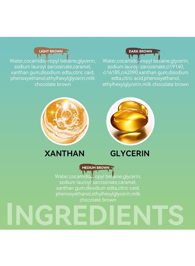 يونوميا دانتيل صبغة موس - 100 مل الدانتيل صبغة ذوبان الشعر موس ، دانتيل صبغة موس للنساء شعر مستعار شعر مستعار دانتيل شعر مستعار Toupees وقطع شعر طبيعي تشطيب لون الدانتيل ، دانتيل صبغة موس للشعر المستعار يذوب الرباط رغوة الصبغة (بني غامق) - Image 3